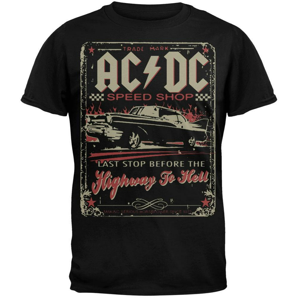 ACDC AC/DC Speed Shop TShirt Large