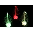 thumbnail image 3 of ETHKIA LED Fiber Optic Christmas Tree, Color Changing Holiday Tree Set with a Star, Tabletop Christmas Tree Light for Christmas Home Decoration White, 3 of 9