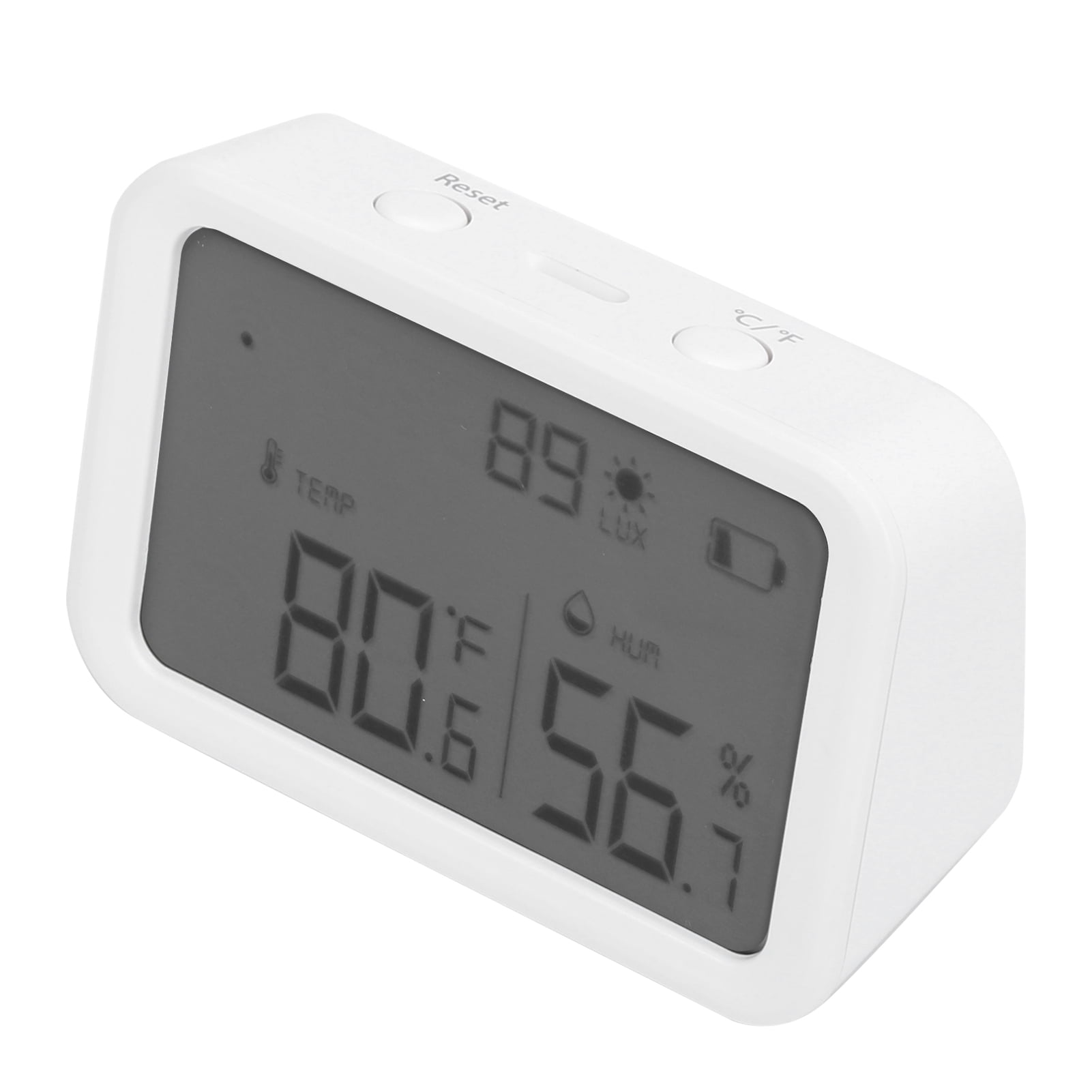 Slatcetga Temperature and Humidity Sensor for TUYA with Intelligent Switch LCD Panel Household 1.5V