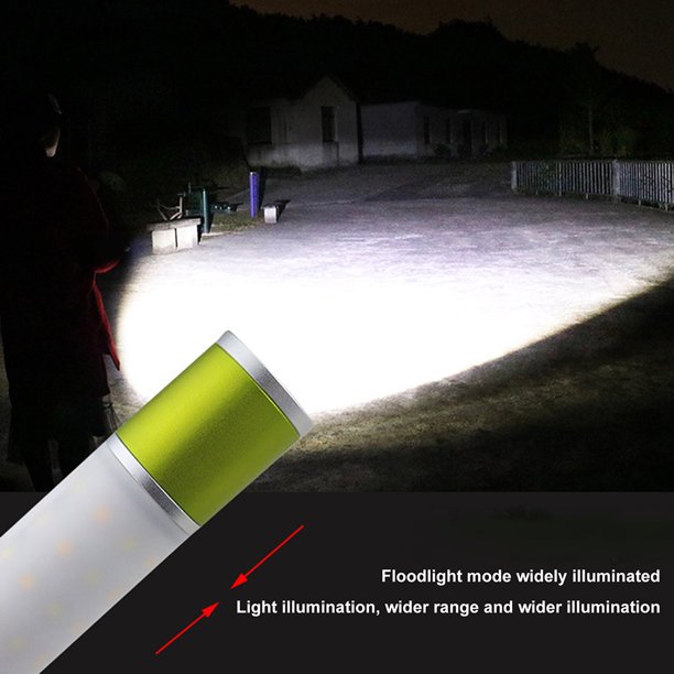 Linterna LED recargable por USB para iluminación interior batería integrada Banco Wdftyju de energía para caminar senderismo escalada emergencia