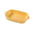 thumbnail image 1 of Rectangular Plate Cheese Baked Rice Plate Dining Plate Vegetable Plate Baking Baking Pan Double Ear Baking Pan, 1 of 5