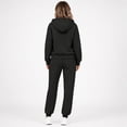 thumbnail image 4 of Leidass Womens 2 Piece Tracksuit Set Zip Up Hoodie and Jogger Pants Casual Lounge Set Long Sleeve Hooded Sweatshirt Black L, 4 of 6