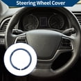 thumbnail image 2 of Funda de volante Unique Bargains Protector de volante para coche 14.96" Patrón de fibra de carbono azul 1 pieza, 2 of 6