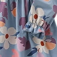 thumbnail image 6 of Vividxx Toddler Girl Dress Casual Long Sleeve Print Dress For Toddler Kids Soft Comfortable Daily Wear Outfit With Round Neck Cute Design 2-3 Years, 6 of 8