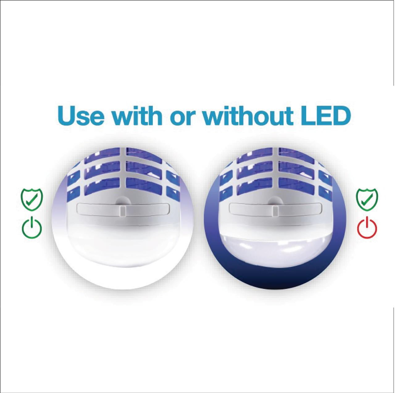Pic LED Light Bulb, Electric Insect Killer, White, 2 Count