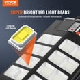 thumbnail image 6 of VEVOR 800W Solar Street Light - 1400LM LED Solar Flood Light with RF Remote Control, IP66 Waterproof, Motion Sensor - Outdoor Security Lighting for Garden, Yard, Home, Path, Garage, Parking Lot, 6 of 12