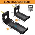 thumbnail image 3 of Modern L Shaped Soundbar Wall Mount Featuring Adjustable Length And Matte Metal Finish For Living Room, 3 of 4