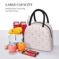 thumbnail image 6 of Haiem Cute Poodle Dog Printed Lunch Bag Women, Lunch Box Lunch Bag for Women, Small Leakproof Cute Lunch Tote Large Capacity Reusable Insulated Cooler Lunch Container, 6 of 6