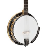 Gold Tone MC-150R/P/L Left-Handed Maple Classic Banjo with Steel Tone Ring Gloss Natural