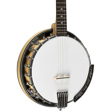 Gold Tone MC-150R/P/L Left-Handed Maple Classic Banjo with Steel Tone Ring Gloss Natural