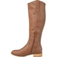 thumbnail image 3 of Women's Journee Collection Taven Wide Calf Knee High Boot Brown Faux Leather 9 M, 3 of 6