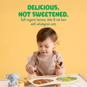 Little Bellies Organic Date, Oat & Banana Bars, Toddler Snack, 3 oz, 5 Bars