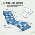 thumbnail image 2 of Cojín para Sillón Reclinable Exterior Uthem 190x58x12 cm Azul, 2 of 6