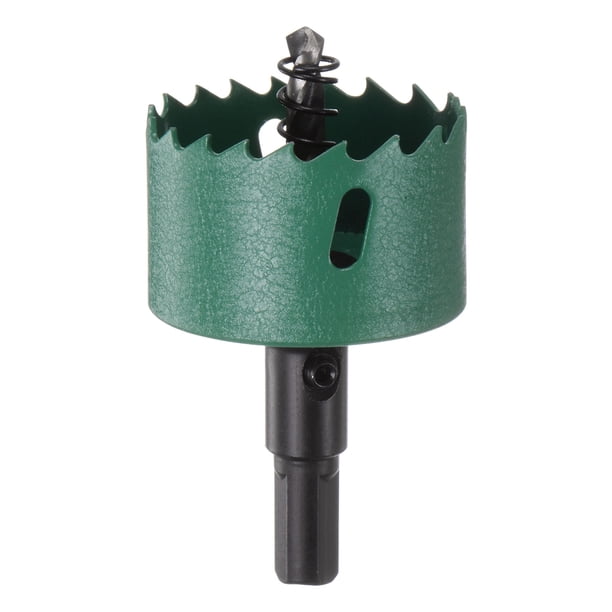 Broca de Sierra de Corona Bi-Metal de Acero de Alta Velocidad para Madera, Plástico y PVC, 1-7/8"