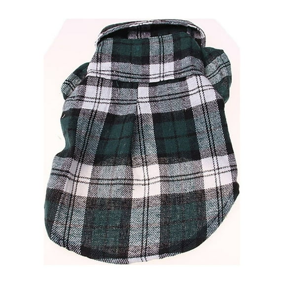 CSCHome Dog Clothes,Dog Shirt Plaid for Small Medium Dogs Cats,Dog Christmas Pajamas L(Green)