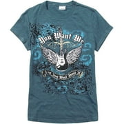 Juniors Winged Guitar Tee