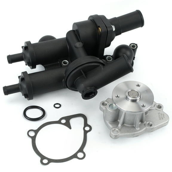 MOCA AUTOPARTS Engine Water Pump and Thermostat Assembly Fit for 2009-2013 Dodge Avenger 2.4L & 2009-2012 Dodge Caliber 2.0L