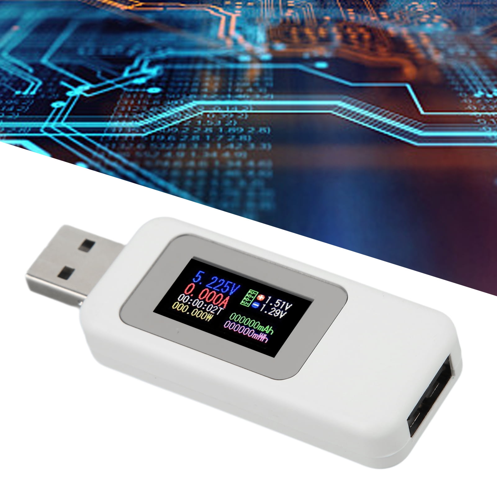 nabootsen kaart Arabische Sarabo YOUTHINK USB Power Detection, Powerful Direct Read USB Power Monitor For 3C  Charger Power Detection - Walmart.com