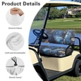 thumbnail image 6 of HUIACONG Blue Butterfly Print 2-Seats Golf Cart Seat Covers for EZGO TXT 1995-2013 Golf Cart Ezgo Ordinary Seats, Fit Club Car EZGO TXT Front Seat Cushion Towel Cushion Blanket Golf Seat Blanket, 6 of 7