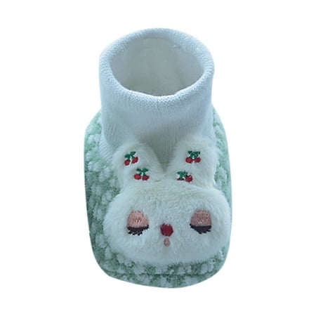 

Fsqjgq Baby Snow Boots Size 5 Baby Toddler Shoes Cotton Shoes Plus Velvet Thick Warm Soft Soled Shoes Cute Do Not Fall Before The Shoes Girl Size 12 Shoes Velvet Green 13