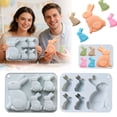 thumbnail image 2 of zhangmingg Silicone Cake 6 Inch Chocolate Candy Baking Pan for Holiday Desserts, 2 of 6