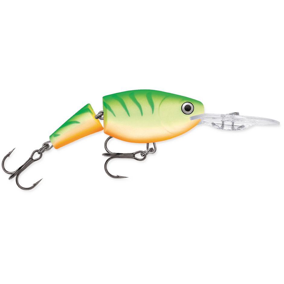 (2 pack) Rapala Jointed Shad Rap 04 Silver Shad Fishing Lure - 1.5 inch, 3/16 oz