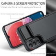 thumbnail image 2 of Mantto Case for Samsung Galaxy A13 4G with Card Holder, Retro PU Leather RFID Blocking Credit Card Slots Double Magnetic Clasp Flip Kickstand Shockproof Phone Cover for Samsung Galaxy A13 4G,Black, 2 of 9