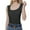 Black, variant on SHITINN Underwire Bra Camisoles for Women Crop Tops for Womens Lace Wide Shouldered I Shaped Vest for Women Undershirt with Auxiliary Thread Sleeveless Top with Suspender (without Chest Pad)
