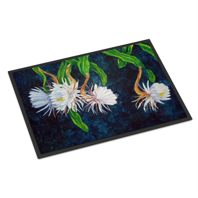 Night Blooming Cereus de Ferris Hotard Alfombrilla para interior o exterior 18x27 Caroline's Treasures FHC1006MAT
