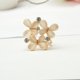 thumbnail image 3 of Anillo de la bufanda clip de chal elegante bufandas broche con diamantes de imitación de galvanoplastia de galvanoplastia Vintage Soporte de cierre de la vendimia Muffler de estilo de filamento Methold AP004612-00, 3 of 7