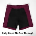 thumbnail image 3 of Alove Women's High Waist Solid Boyleg Swim Bottom With Pockets Stretch Board Shorts, 3 of 7