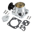 thumbnail image 1 of Unique Bargains 1 Set Universal 64mm/2.52' Silver Tone Aluminum Alloy Car Throttle Body Assembly, 1 of 8