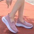 thumbnail image 5 of Dlongli Women's Slip-On Orthopedic Shoes Breathable Mesh Knitted Walking Shoes Arch Support Non-Slip Sole Lightweight Low-Top Design for All-Day Comfort, 5 of 5