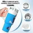 thumbnail image 3 of Johaoi Bluey for 40 OZ Tumbler | Insulated Cup with Handle and Straw Lid | Reusable Stainless Steel Water Bottle Travel Mug | Gifts for Women Men, 3 of 8