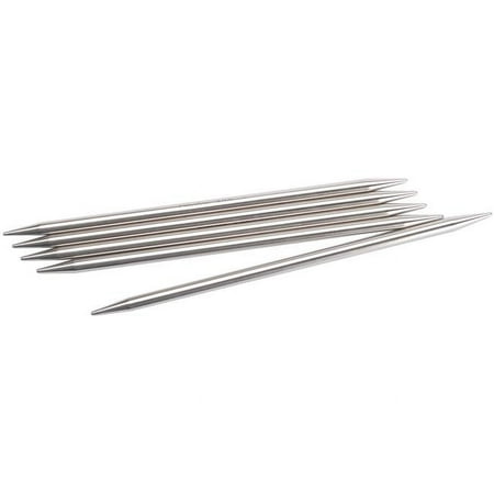 UPC: 0812208026092 | ChiaoGoo 6006-7 6 in. Double Point Stainless Steel Knitting Needles  Size 7 – 5 per Pack