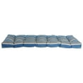thumbnail image 5 of Blazing Needles 60-inch by 19-inch Tufted Patterned Outdoor Spun Polyester Loveseat Cushion, 5 of 5