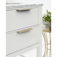 thumbnail image 2 of Amerock Streamline II 6 inch (152mm) Length Champagne Bronze Cabinet Finger Edge Pull, 10 Pack, 2 of 4