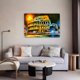 thumbnail image 5 of Póster de lienzo con efecto de pintura del Coliseo de Roma por la noche, decoración de dormitorio, paisaje deportivo, decoración de oficina, regalo, estilo marco, 16 x 24 pulgadas (40 x 60 cm), 5 of 8