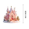 thumbnail image 2 of YIKA 5 PCS Christmas Snow House 2D Acrylic Pendant - Coffee Cup Themed Ornament For Car Interior Backpack Window Door & Christmas Tree Decor, Holiday Home Hanging Decoration B, 2 of 6