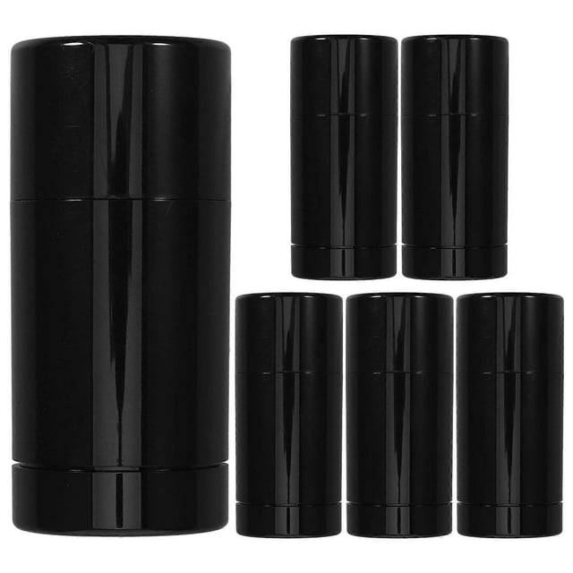 6pcs Lip Balm Tubes Cream Tubes Plastic Deodorant Bottles Refillable Lip Balm Tubes