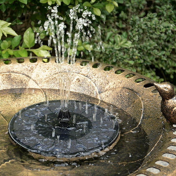 Extérieur Solaire Fontaine Jardin Bain d'oiseaux Fontaine d'eau