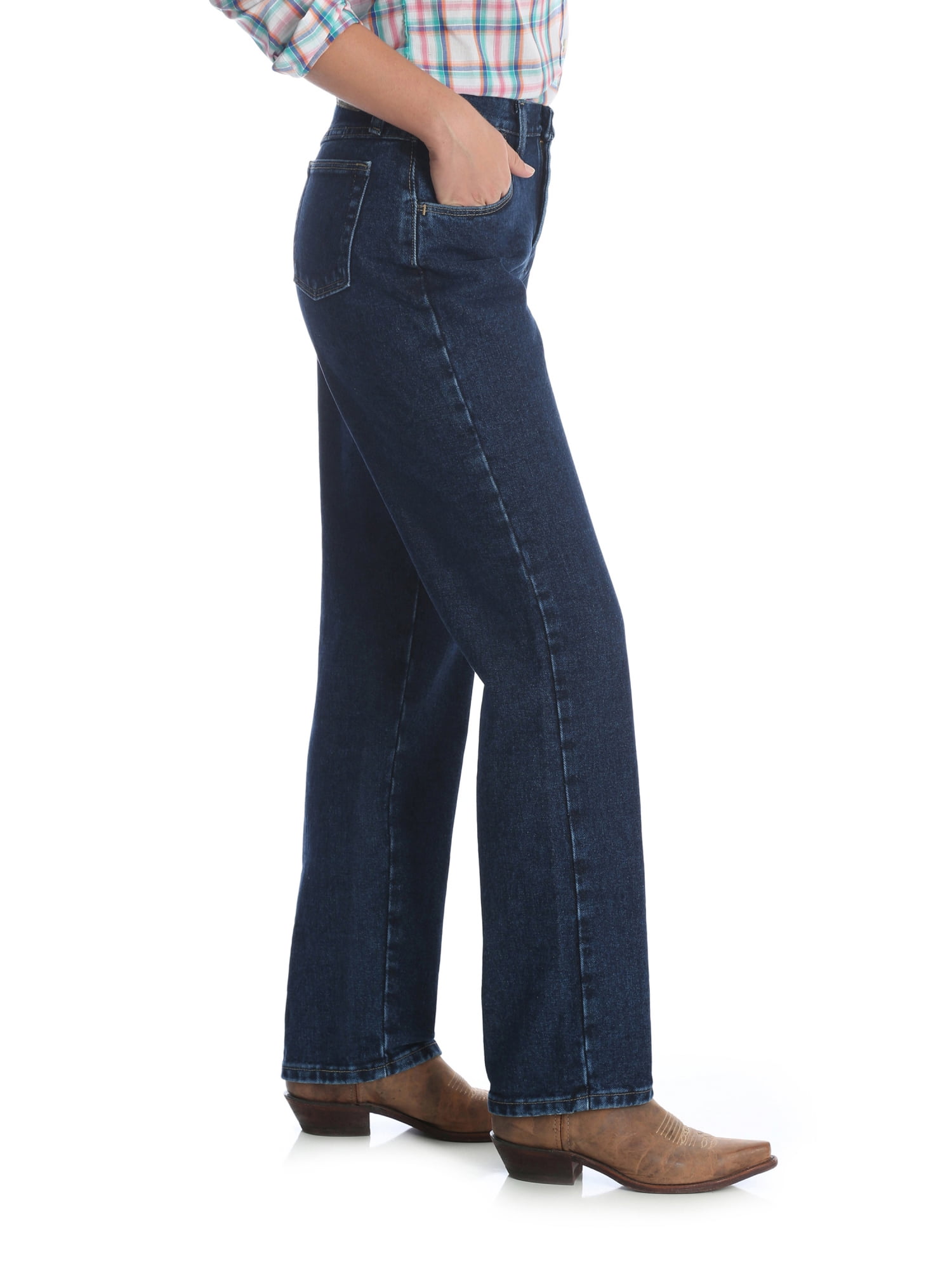 women's wrangler relaxed fit jeans