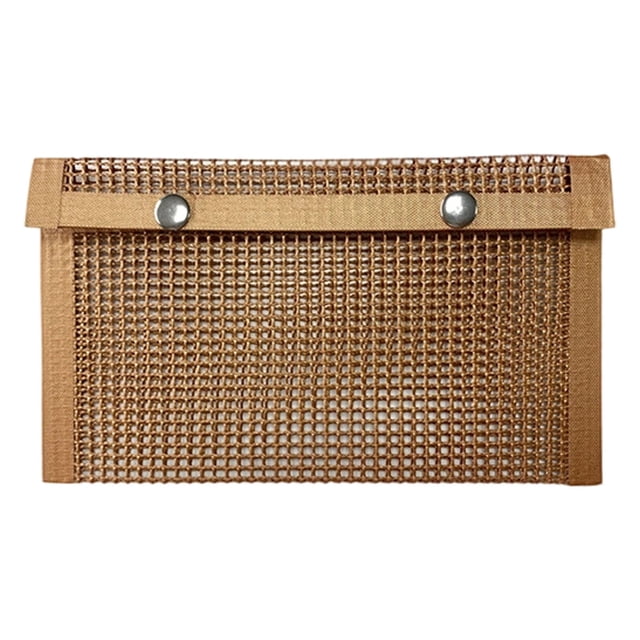Bbq Grill Mat Reusable Rectangular Grill Bag Non Stick Bbq Mesh Bag Fiberglass Cooking Mesh for Fryer & Grill