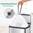 thumbnail image 3 of PLUHKN-8 Gallon Trash Bags Drawstring, 45 Count Pre-separated Medium Garbage Bags, 0.8mil HDPE Strong Tall Kitchen Trash Bag,30 Liter Thick Plastic Trash Can Liners for Home Kitchen Bathroom, 3 of 4