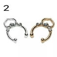 thumbnail image 1 of CUITING Fake Unisex Septum Clicker Nose Ring Non Piercing Hanger Clip On Delicate Jewelry 1X S-Multicolor #12-40 pcs/box, 1 of 9