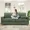 Green, variant on Welzona 87" Corduroy Sofa, Modern 3-Seater Couch with 2 Throw Pillows, Tool-Free Assembly, Off White