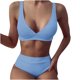 thumbnail image 1 of Conjunto de bikini a la moda para mujer, traje de baño de dos piezas con relleno sólido, ropa de playa Fridja  nalpqowj21210, 1 of 6