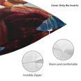 thumbnail image 3 of Custom The Lion King Housse de Coussin Simba Décoration Maison Dessin Animé pour Canapé Chaise Carrée Polyester, 3 of 5