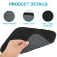 thumbnail image 4 of Uxcell Microfiber Bowling Ball Shammy Pad 10" x 8", Toalla de bola de boliche con bolsa de balancín, paquete de 2 en gris, 4 of 7