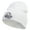 White, variant on Comic Swear Emoji Embroidered 12 Inch Long Knitted Beanie - White OSFM